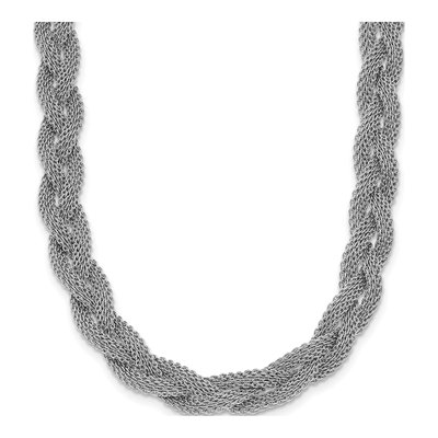 Sterling Silver Braided Necklace
