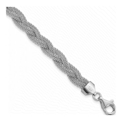 Sterling Silver Braided Bracelet