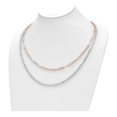 Sterling Silver 2-Strand Snake Necklace – view 3