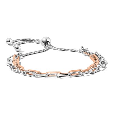 Sterling Silver 2-Strand Snake Necklace – view 7