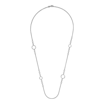 Sterling Silver Rolo Necklace – view 6