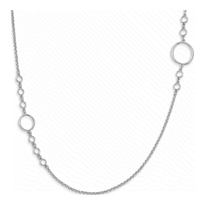 Sterling Silver Rolo Necklace