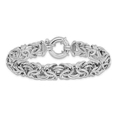Sterling Silver Fancy Link Bracelet – view 3