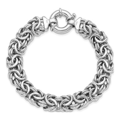 Sterling Silver Fancy Link Bracelet – view 4