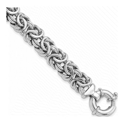 Sterling Silver Fancy Link Bracelet