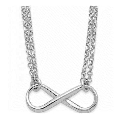 Sterling Silver Infinity Necklace