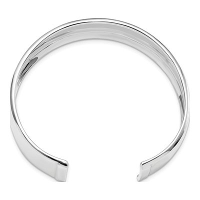 Sterling Silver Slip-On Cuff Bracelet – view 3