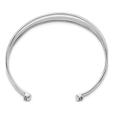 Sterling Silver Slip-On Cuff Bracelet – view 3
