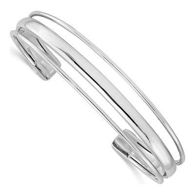 Sterling Silver Slip-On Cuff Bracelet