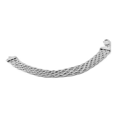 Sterling Silver Braided Bracelet – view 6