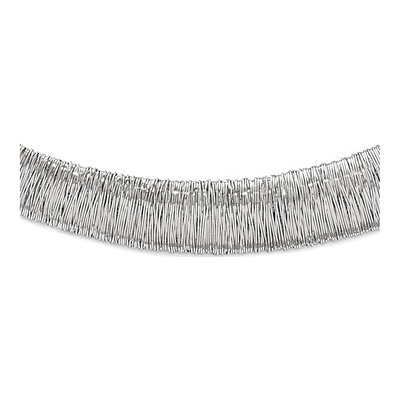Sterling Silver Graduated Collar Necklace