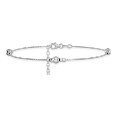 Sterling Silver Mirror Anklet – view 4