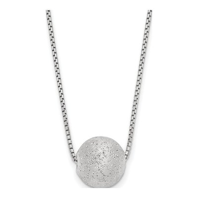 Sterling Silver Radiant Essence Pendant Necklace