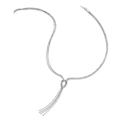 Sterling Silver Fancy Necklace – view 3