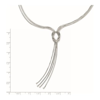 Sterling Silver Fancy Necklace – view 4