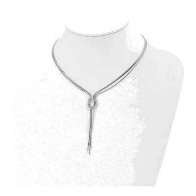 Sterling Silver Fancy Necklace – view 5