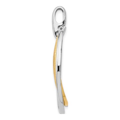 Sterling Silver Flash-Plated Pendant – view 3