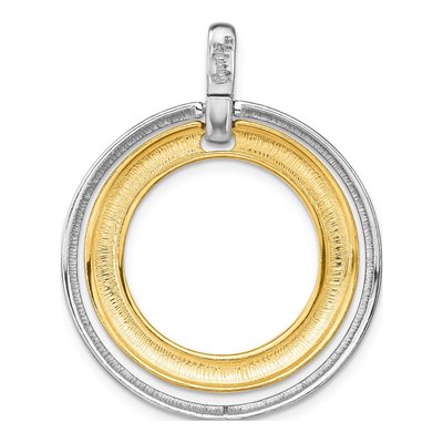 Sterling Silver Flash-Plated Pendant – view 4