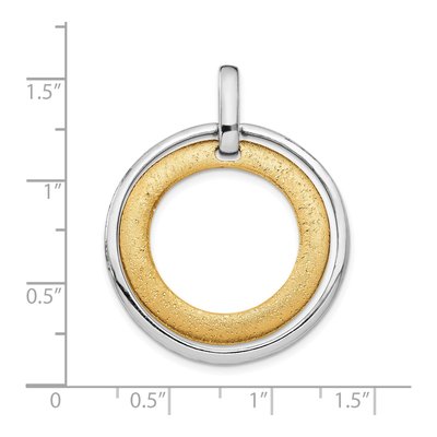 Sterling Silver Flash-Plated Pendant – view 5