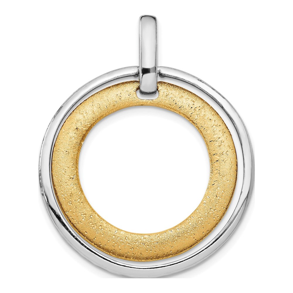 Sterling Silver Flash-Plated Pendant
