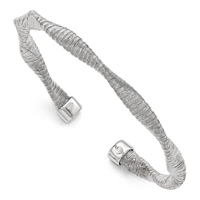 Sterling Silver Twisted Cuff Bracelet
