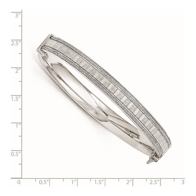 Sterling Silver Glimmer Bangle Bracelet – view 2