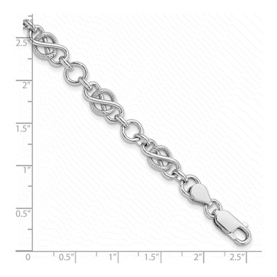 Sterling Silver Fancy Bracelet – view 4