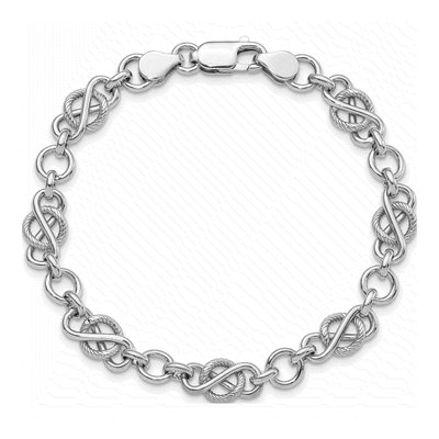 Sterling Silver Fancy Bracelet – view 5
