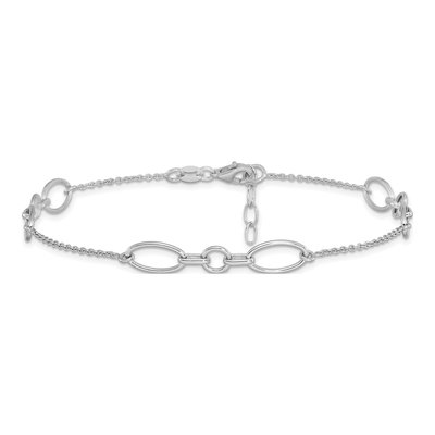 Sterling Silver Link Anklet – view 3