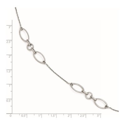 Sterling Silver Link Anklet – view 4