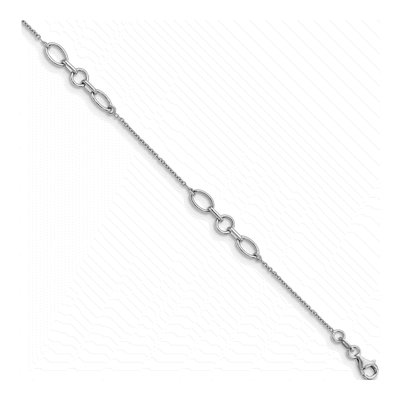 Sterling Silver Link Anklet