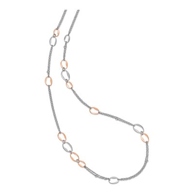 Sterling Silver Two-Chain Necklace – view 3