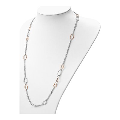 Sterling Silver Two-Chain Necklace – view 4