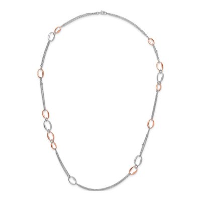 Sterling Silver Two-Chain Necklace – view 6