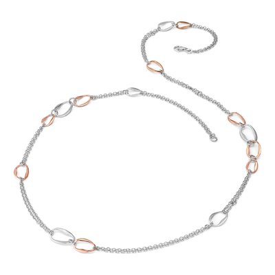 Sterling Silver Two-Chain Necklace – view 8