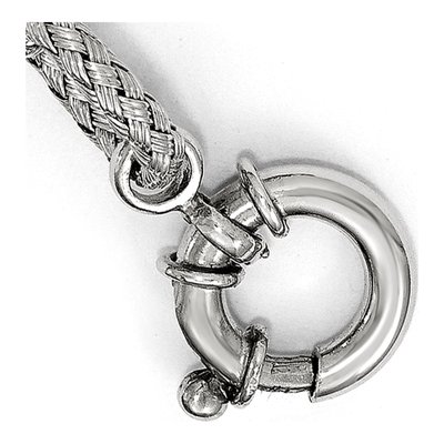 Sterling Silver Woven Link Bracelet – view 3