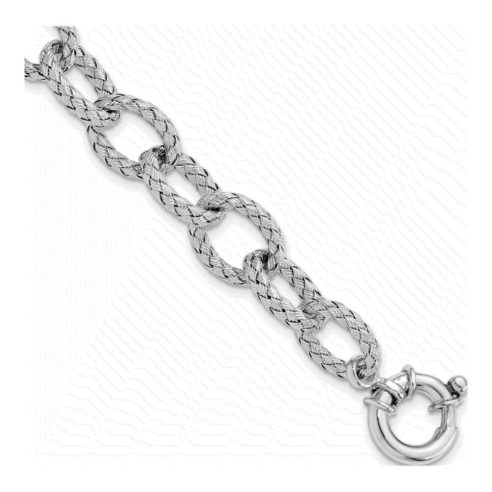 Sterling Silver Woven Link Bracelet