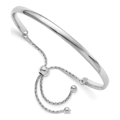 Sterling Silver Adjustable Bangle Bracelet