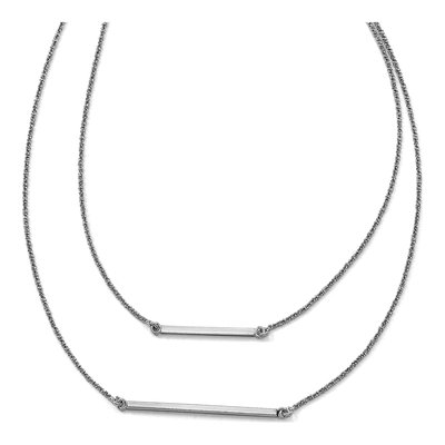 Sterling Silver Double Strand Necklace