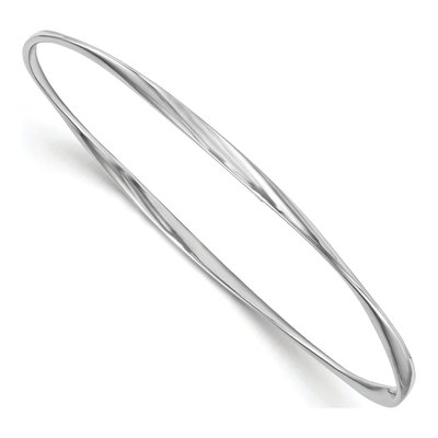 Sterling Silver Twisted Bangle Bracelet
