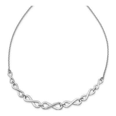Sterling Silver Infinity Necklace