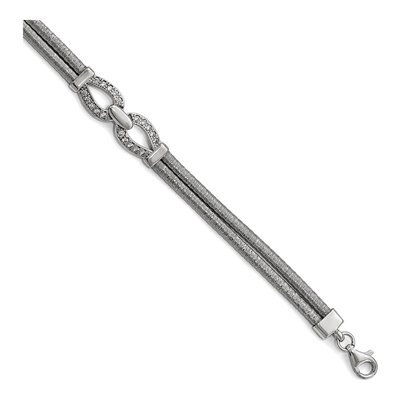 Sterling Silver CZ Bracelet