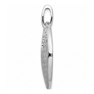 Sterling Silver Crystal Pendant – view 2