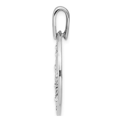 Sterling Silver Crystal Pendant – view 3