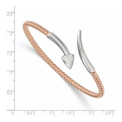 Sterling Silver Flexible Cuff Bracelet – view 2