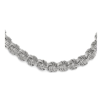 Sterling Silver 12mm Fancy Link Chain