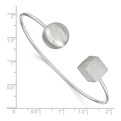 Sterling Silver Radiant Essence Cuff Bracelet – view 2