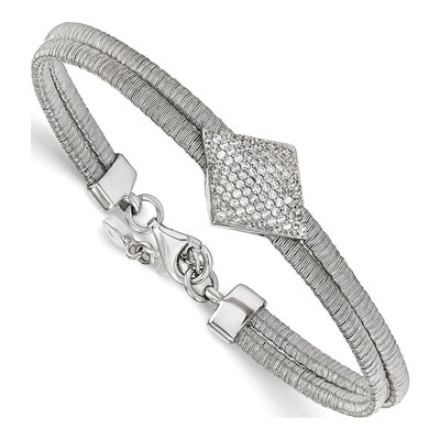 Sterling Silver CZ Bracelet