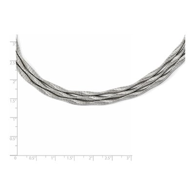 Sterling Silver 3-Strand Necklace – view 3