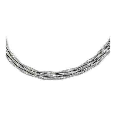 Sterling Silver 3-Strand Necklace